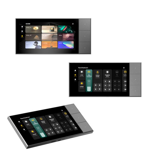High Quality 6 Inches Tuya Smart Multi-functional Touch Screen Central Control for Intelligent Scenes Android WiFi Smart Devices