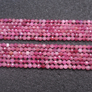 Factory Price <strong>2mm</strong>/3mm/4mm Natural Tourmaline Loose <strong>Beads</strong> Handmade DIY Semi-finished Product Round Accessories <strong>Beads</strong> - Product Image 4
