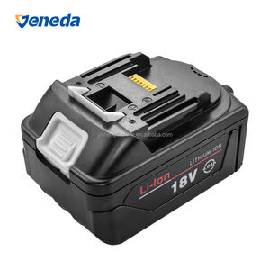 Аккумуляторный блок 18 В 4Ач/5Ач/6Ач на литий-ионных элементах 18650, совместимый с комбинированным комплектом для замены аккумуляторов 18 В BL1860 - Product Image 1