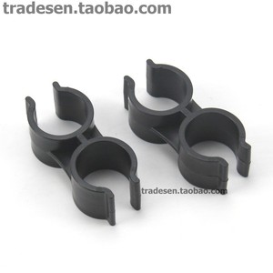 PVC Double Head Pipe <b>Clamp</b> H Type Butterfly <b>Clamp</b> Double U Shape Pipe Holder <b>Parallel</b> Connection Fitting - Product Image 5