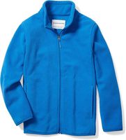 Veste polaire en microfibre personnalisée en usine, 100 % polyester microfibre 280 GSM, veste polaire zippée intégrale pour homme pour événements de club