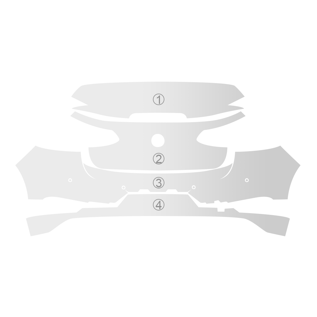 TPU Decklid + Rear Bumper (4pcs)