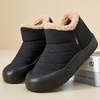 Chaussures de luxe d'hiver pour femmes Bottes décontractées pour dames Chaussures épaisses à plateforme de style ethnique Bottes de neige