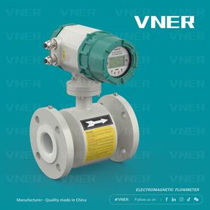 ตัวแปลงเครื่องวัดการไหลแบบแม่เหล็กไฟฟ้าชนิดแยกส่วน DN300 เซ็นเซอร์วัดการไหลแบบแม่เหล็ก 10 นิ้ว ผลิตจากสแตนเลส 304 แบบ OEM - Product Image 6