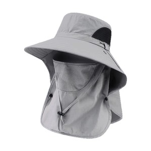 Outdoor Quick Drying Fishing Sun <b>Hat</b> With Neck Cover UPF 50 Plus Breathable Bucket <b>Hat</b> For Men Women <b>Summer</b> UV Protection - Product Image 5