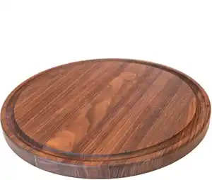 custom bamboo round cutting boards set kitchen accessories chopping block kitchen tools charcuterie board with logo for kitchen