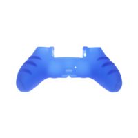 Protection antidérapante, couleur bleue unie, housse de protection souple en silicone pour manette PS5, protège-manette de jeu