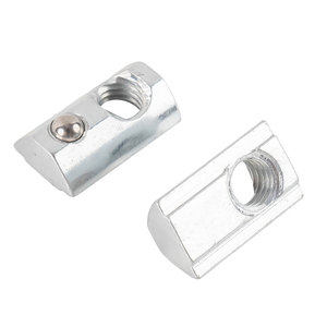 Minde phần cứng Fastener M4 <span class=keywords><strong>M5</strong></span> M6 M8 cuộn trong mùa xuân t khe <span class=keywords><strong>Nut</strong></span> với mùa xuân nạp bóng cho 8mm Khe nhôm hồ sơ - Product Image 3