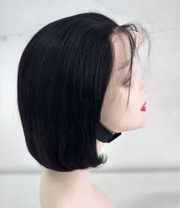 Wig rambut manusia Bob pendek 4x4 13x4 Wig pendek penutup renda depan, grosir rambut manusia Brasil Virgin 8 inci Wig Bob <span class=keywords><strong>Promo</strong></span> besar - Product Image 1