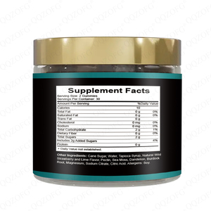 Private Label Vegan Organic Sea Moss Gummy Immune Support Energy Boosting Antioxidant Vitamins Minerals Detox Gluten-Free Adults - Product Image 2