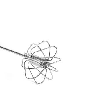 Semi-<b>automatic</b> Egg Beater 304 Stainless Steel Whisk Manual Hand Mixer Self Turning <b>Stirrer</b> Egg Beater Half hp - Product Image 3