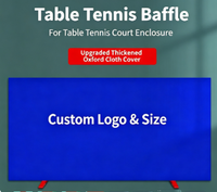 Barrière de protection durable pour terrain de tennis de table, en tissu Oxford antidérapant, pour écoles, terrains de jeux et stades publics
