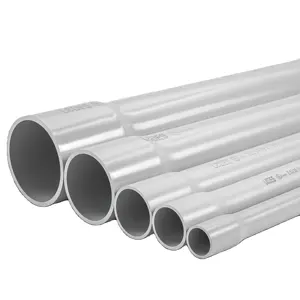 LEDES UL Listed Supplier Grey Pvc Electrical Conduit for Underground Wires