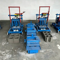 Machine à blocs de ciment à cadre compact, prix de gros abordable, facile à utiliser pour le traitement des matériaux bruts (cendres volantes, sable)