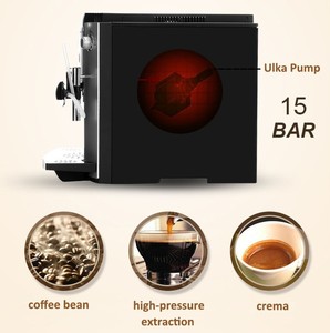 Java เครื่องชงกาแฟเอสเปรสโซ่อัตโนมัติ010A มืออาชีพเครื่องบดผสมกับเครื่องตีฟองนมสำหรับโรงแรมและสำนักงาน - Product Image 5