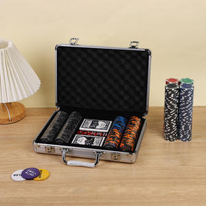 Briquet <span class=keywords><strong>vide</strong></span> pour étui de <span class=keywords><strong>poker</strong></span> avec jetons de <span class=keywords><strong>poker</strong></span> Étui à jetons de <span class=keywords><strong>poker</strong></span> Étui à roulettes en aluminium - Product Image 1