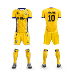 Toptan Futbol Forması Üniforması Özelleştirilmiş Süblimasyon Logo Tasarımı Hızlı Kuruyan Erkek Futbol Kulübü Takım Forması - Product Image 1