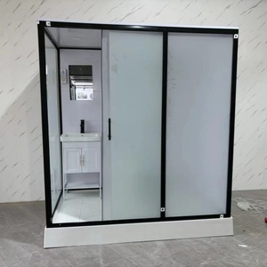 Unit kamar mandi universal, desain kapsul Modular Toilet dan pancuran terintegrasi Unit kamar mandi Prefab Modern - Product Image 3