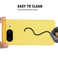 Coque de protection en Silicone liquide couleur bonbon antichoc pour Google Pixel 8 Pro 7 Pro 7A 6A 5A 4A