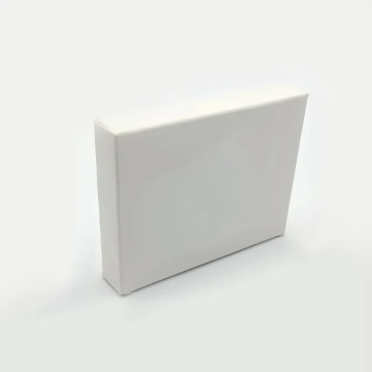 Scatola pieghevole in cartone bianco con bordo avorio per compresse di capsule in personalizzazione