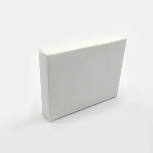 Ivory board white cardboard paper folding box for capsules troches tablets in customization