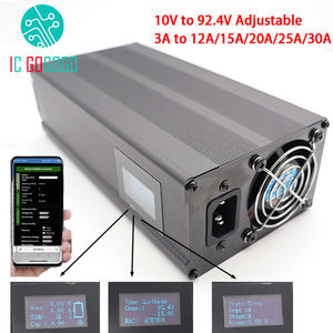 Chargeur de batterie au lithium réglable 10V à 92,4V 3A à 30A 24V 36V 48V 60V 72V 84V 15A 20A 25A Li-ion Lifepo4 Bluetooth ion LFP - Product Image 1