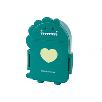 Boîte à lunch en plastique scellée avec couvercle, anti-fuite, pour étudiants et employés de bureau, motif dinosaure de dessin animé, durable, vente en gros