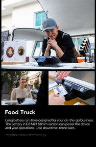 Hot bán sunmi d3 mini đa chức năng mã QR NFC thanh toán Android 13 4 gam POS thiết bị đầu cuối hệ thống - Product Image 3