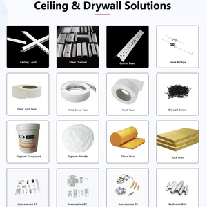 Sistema de Paneles de Yeso y <span class=keywords><strong>Drywall</strong></span> de Bajo Consumo Energético con Aislamiento Térmico y Acústico <span class=keywords><strong>para</strong></span> Paredes y Techos Interiores - Product Image 3