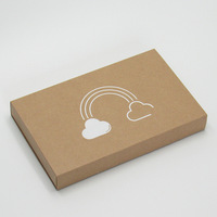 Vente en gros de boîtes postales d'expédition en papier ondulé brun kraft de taille personnalisée pour cadeaux boîtes à dessin en carton kraft