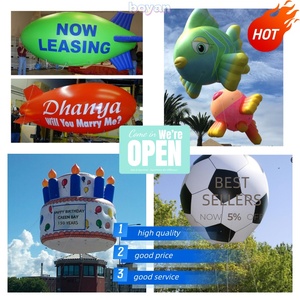 Dirigeable gonflable <span class=keywords><strong>géant</strong></span> de ballon de défilé de PVC de 5m publicité faite sur commande dirigeable gonflable d'hélium pour des événements - Product Image 5