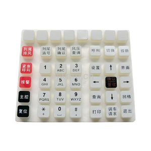 Silicone EPDM tầm nhìn ban đêm nút phẳng Pad khuôn công nghiệp đẩy nút con dấu cắt cao su cắm cho sản phẩm cao su ứng dụng - Product Image 4