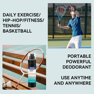 Déodorant corporel en spray à base de plantes pour homme, usage quotidien, séchage rapide, formule non collante, 3 variantes de parfums (Aqua Woody Tropical) pour le contrôle des odeurs - Product Image 2