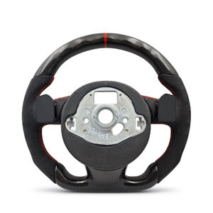 <span class=keywords><strong>Volante</strong></span> de Coche Personalizado Mejorado de Fibra de Carbono y Cuero Artificial para Audi A3 <span class=keywords><strong>A4</strong></span> A5 A6 C6 C7 C8 S4 S5 S6 <span class=keywords><strong>B7</strong></span> B8.5 B8 B9 - Product Image 4