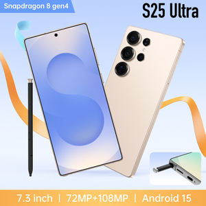 Điện thoại thông minh S25 Ultra + <span class=keywords><strong>Android</strong></span> 14 mới với màn hình 7.3inch 2K <span class=keywords><strong>Camera</strong></span> sau 108mp LTE CDMA Cellular-Giá giảm giá hoạt động Tây Ban Nha - Product Image 4