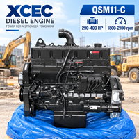 Moteurs diesel SCDC CUM QSM11 Série QSM11-C 290-400HP/1800rpm02100rpm 6 cylindres 11L avec ECU utilisés pour les machines de construction