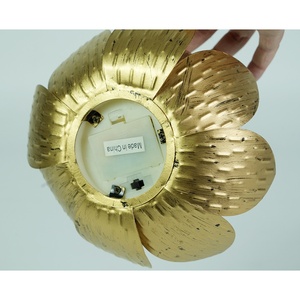 Foryoudecor Metal <strong>Lotus</strong> <strong>Candle</strong> <strong>Holder</strong> Antique Gold Led <strong>Candle</strong> <strong>Holder</strong> for Daily Decoration - Product Image 3