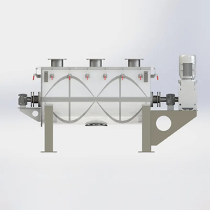 Mélangeur à ruban sous vide en acier inoxydable SUS304 avec capacité de revêtement pour le traitement chimique, capacité de 100 L, entraînement par moteur 380 V - Product Image 5