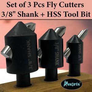 ชุดดอกกัดแบบต่างๆ 3 ชิ้น ขนาดก้าน 3/8 นิ้ว HSS สำหรับเครื่อง CNC - Product Image 2