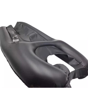 Bassin de lavage de cheveux gonflable en PVC 50x25cm, tapis portable pour salon et usage domestique - Product Image 1
