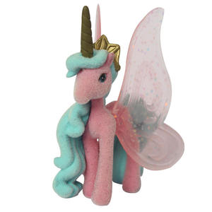 <span class=keywords><strong>Figurine</strong></span> de jouet animal licorne, <span class=keywords><strong>poney</strong></span> personnalisé pour filles, jouet animal de promotion pour jouet de bonbons - Product Image 4