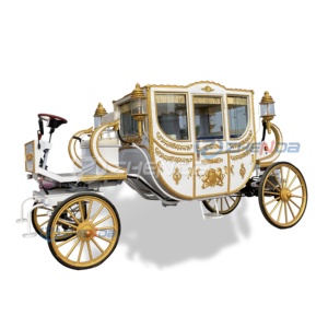 Calèche royale électrique de luxe sur mesure de haute qualité pour mariages et loisirs - Product Image 2