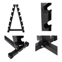 Support de rangement pour haltères en acier, support multi-niveaux pour haltères, pour salle de sport à domicile, équipement d'entraînement musculaire