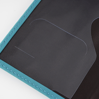 Porta Pasaportes de Viaje de Cuero PU con Diseño de Mapa e Impresión UV con Logotipo Personalizado
