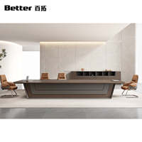 Escritorios de Oficina y Mesas de Conferencia Modernos de Madera Sólida de Lujo - Muebles Personalizables para Salas de Reuniones de Hotel
