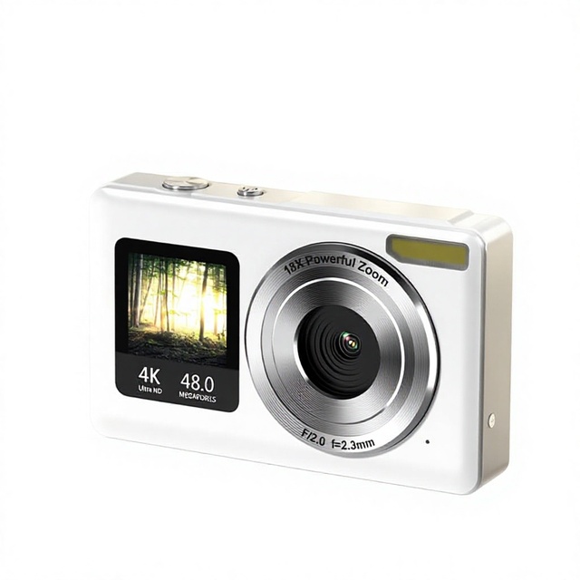 Cross-border CCD High-Definition Digital Camera Model DC60 Compact Portable Image Stabilization Wide-Angle for Students Campus