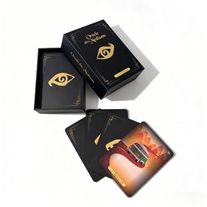 Werks druck <span class=keywords><strong>Tarot</strong></span> karte Oracle LOGO Spielkarten spiel Papier deck Großhandel Benutzer definierte <span class=keywords><strong>Tarot</strong></span> karte mit Black Box - Product Image 4