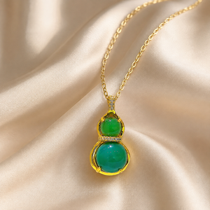 Collana artistica a forma di zucca: elegante gioiello vintage per donna - Product Image 6