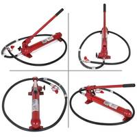 Kit de réparation de châssis de voiture avec cric hydraulique Porta Power de 10 tonnes