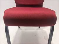 Sillas Metálicas Modernas Apilables para Iglesia con Bolsillo Trasero, Suministro de Fábrica, Muebles para Auditorio, Púlpito y Salón